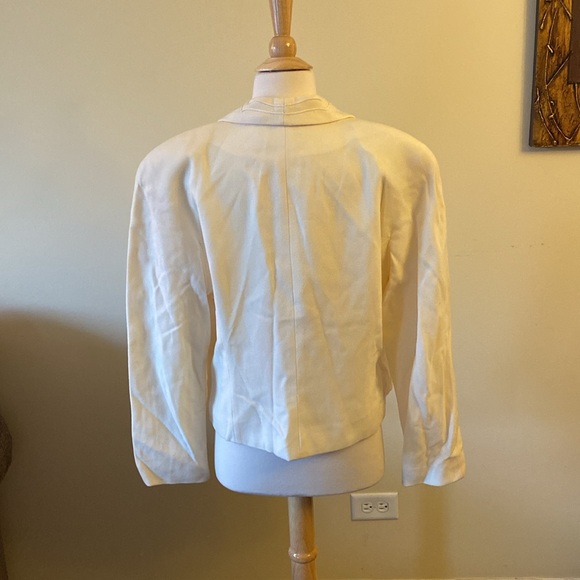 Vintage Talbots USA Wool One Button Career Blazer Jacket - Picture 3 of 8